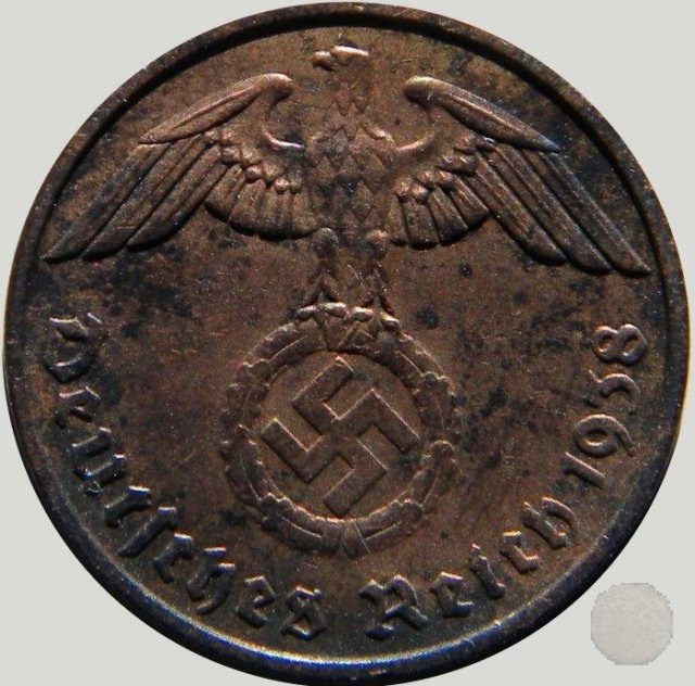 2 REICHSPFENNIG 1938 (Stuttgart)