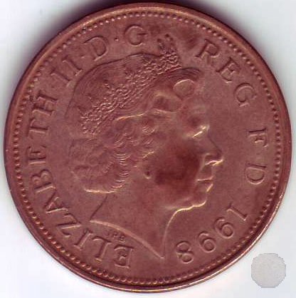 2 pence 1998 (Londra)