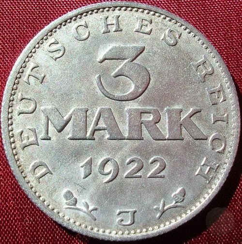 3 MARK 1922 (Hamburg)