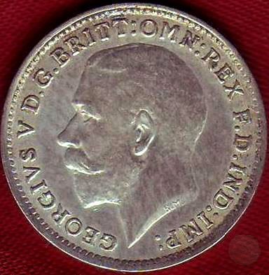 3 PENCE ARGENTO 1920 (Londra)