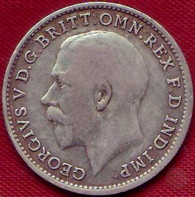 3 PENCE ARGENTO 1921 (Londra)