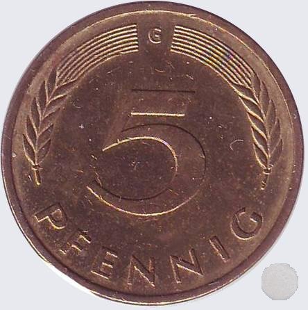 5 PFENNIG 1977 (Karlsruhe)