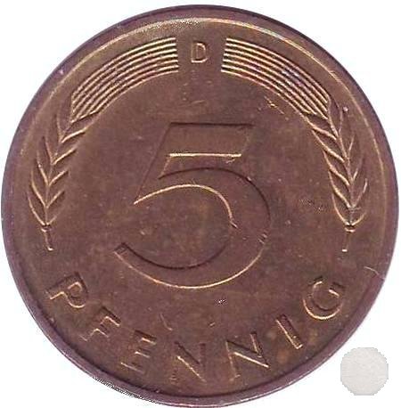 - 5 PFENNIG 1989 (Munich)