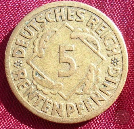 5 RENTENPFENNIG 1924 (Stuttgart)