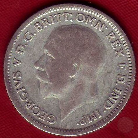 6 PENCE ARGENTO 1929 (Londra)