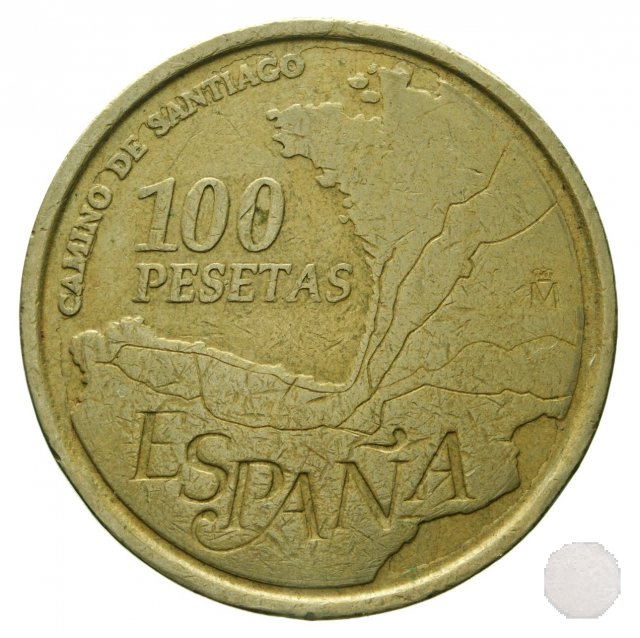 100 PESETAS Cammino in EUROPA 1993 (Madrid)