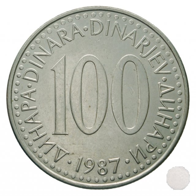 100 dinara 1987 (Belgrad)