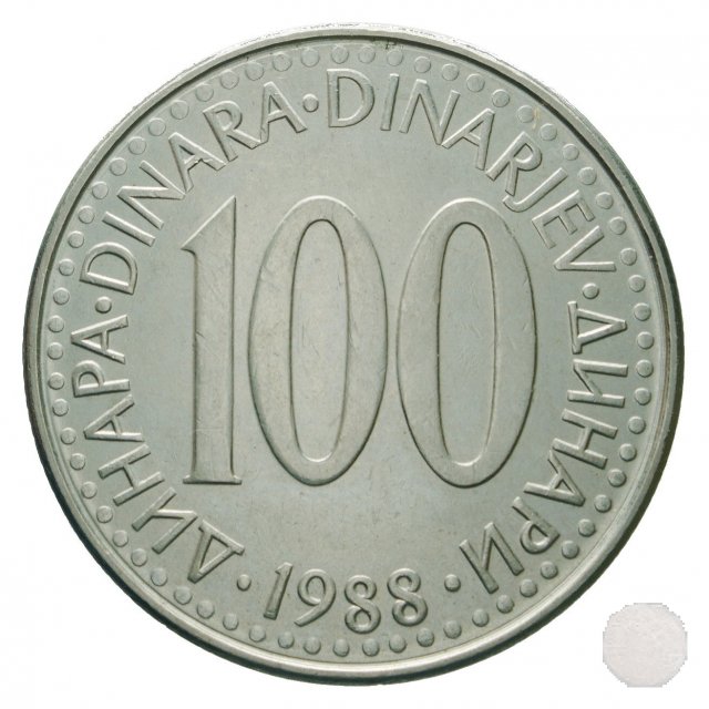 100 dinara 1988 (Belgrad)