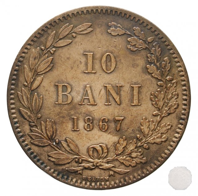 10 Bani 1867 (Heaton)