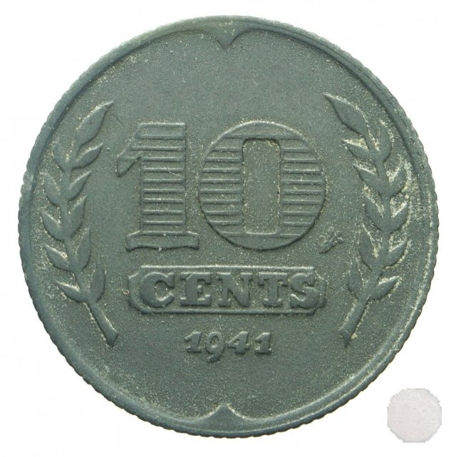 10 CENTS VII tipo 1941 (Utrecht)