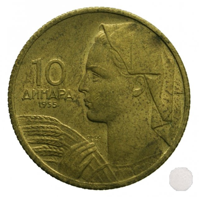 10 DINARA 1955