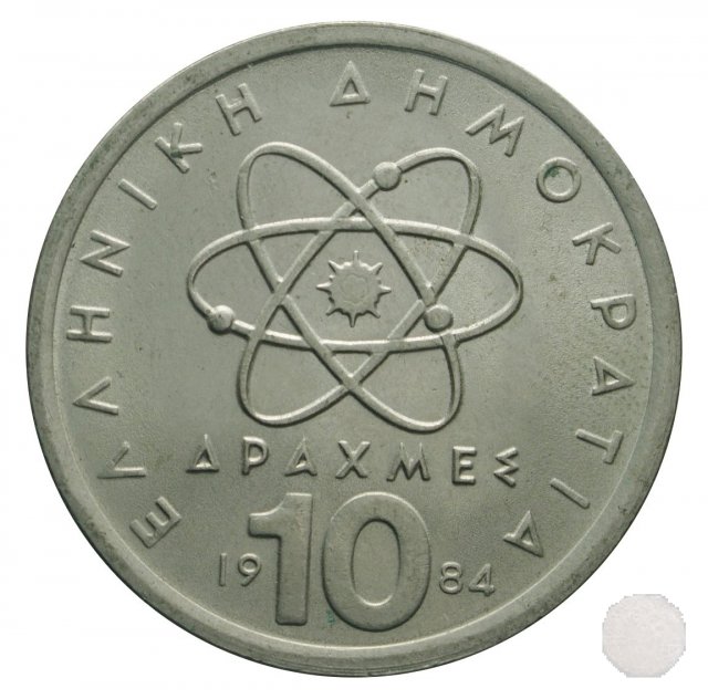 10 DRACHMES 1984 (Atena)