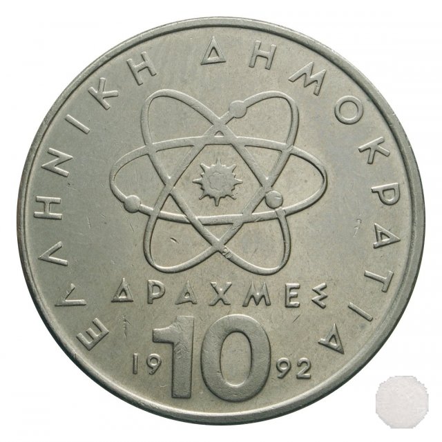 10 DRACHMES 1992 (Atena)