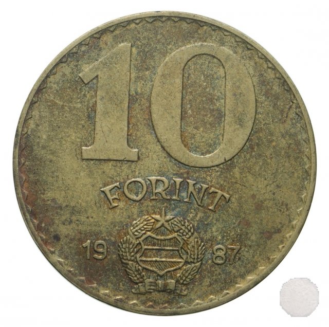 10 FORINT II tipo 1987 (Budapest)