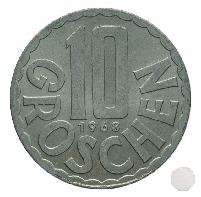 10 GROSCHEN 1968 (Vienna)