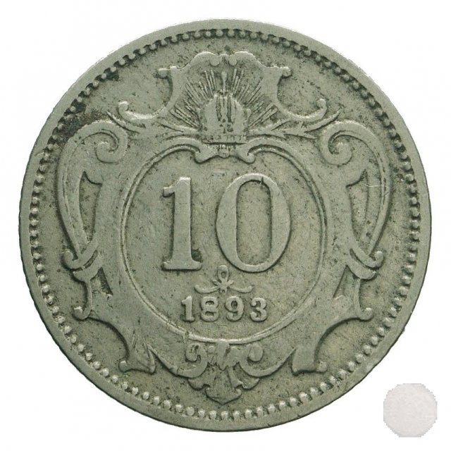 10 HELLER I tipo 1893 (Vienna)