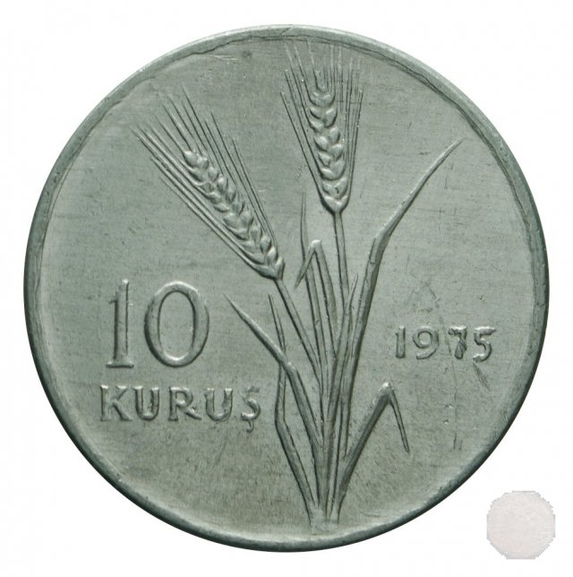 10 KURUS IX tipo 1975 (Istambul)