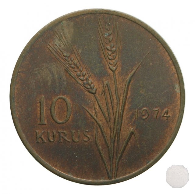 10 KURUS VIII tipo 1974 (Istambul)