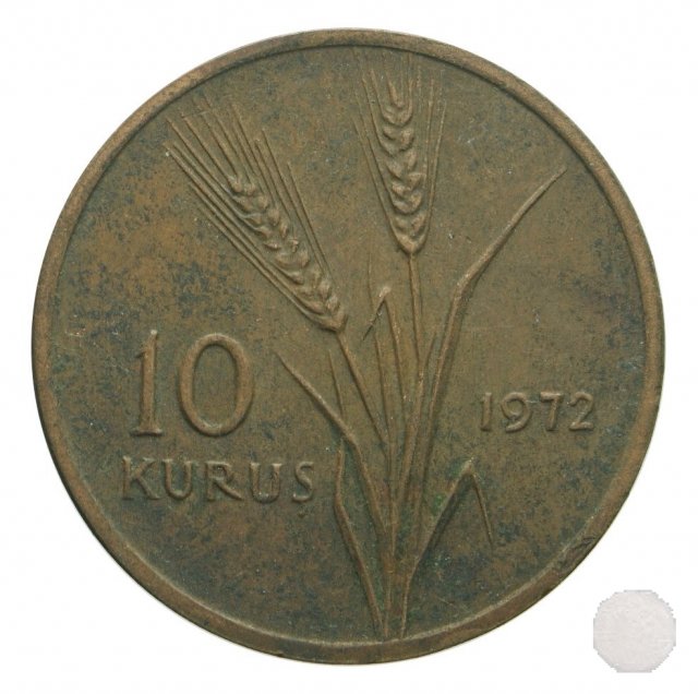 10 KURUS V tipo 1972 (Istambul)