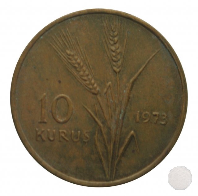 10 KURUS V tipo 1973 (Istambul)