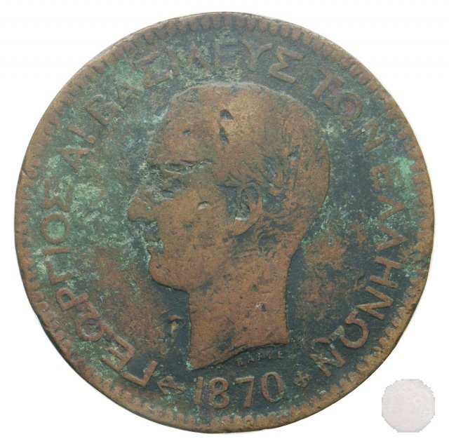 10 LEPTA 1870 (Strassburg)