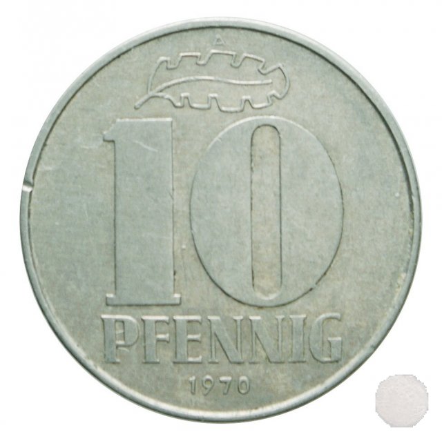 10 PFENNIG III tipo 1970 (Berlin)