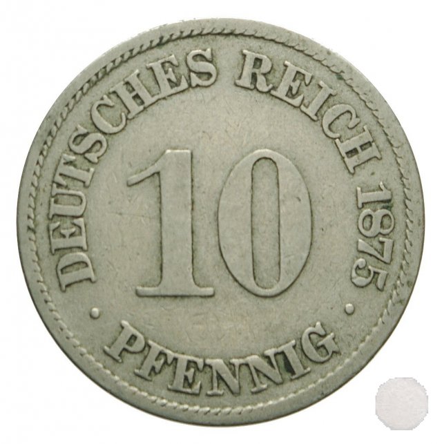 10 PFENNIG I tipo 1875 (Berlin)