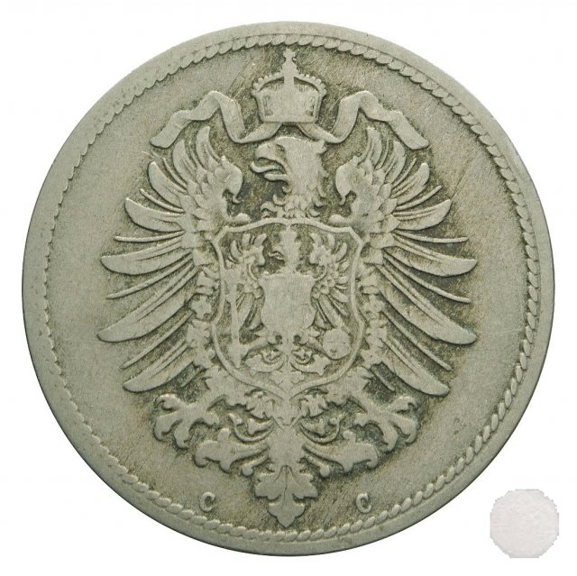 10 PFENNIG I tipo 1875 (Frankfurt)