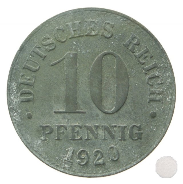 10 PFENNIG V tipo 1920 (Berlin)