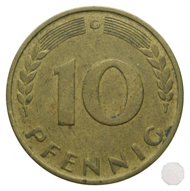 10 PFENNIG 1950 (Karlsruhe)