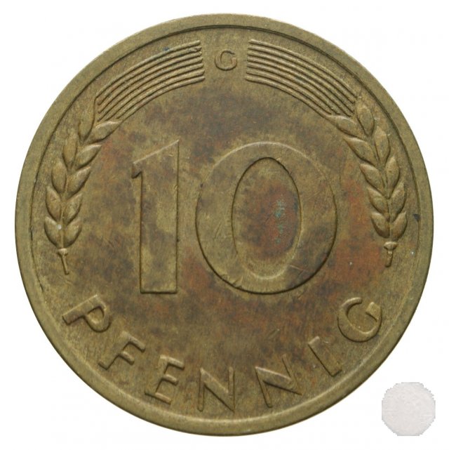 10 PFENNIG 1966 (Karlsruhe)