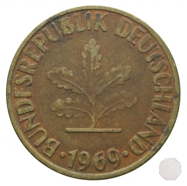 10 PFENNIG 1969 (Stuttgart)