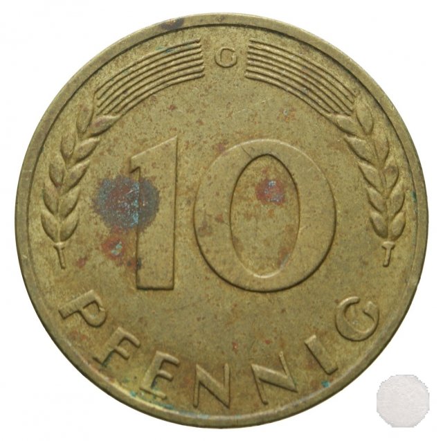 10 PFENNIG 1970 (Karlsruhe)