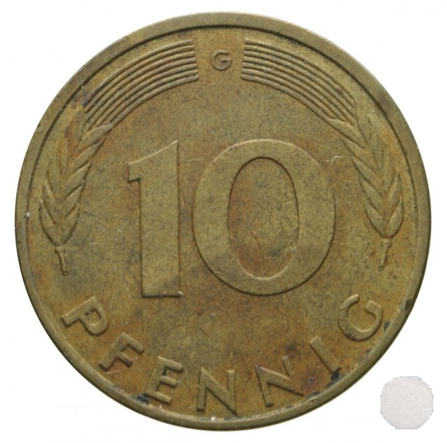 10 PFENNIG 1977 (Karlsruhe)