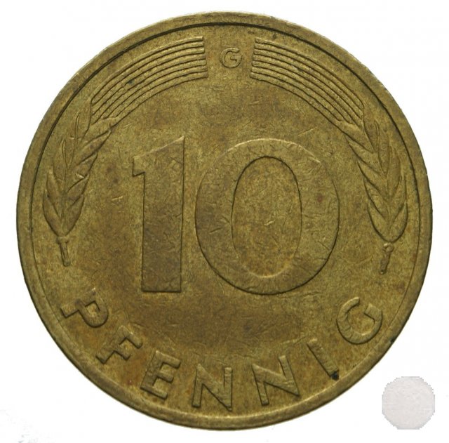 10 PFENNIG 1980 (Karlsruhe)