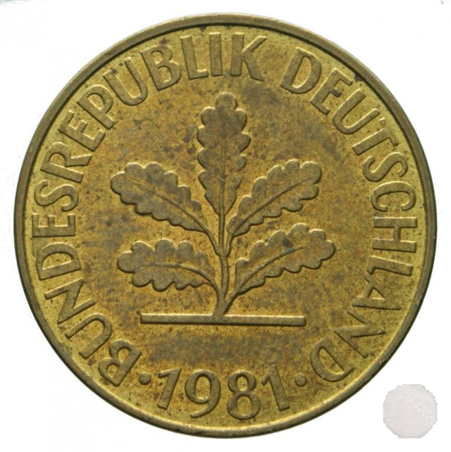 10 PFENNIG 1981 (Stuttgart)