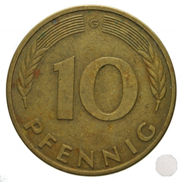 10 PFENNIG 1985 (Karlsruhe)