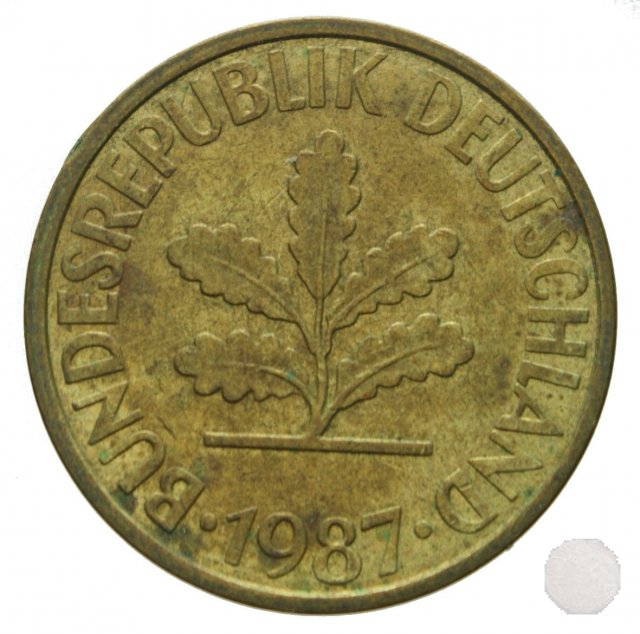 10 PFENNIG 1987 (Stuttgart)