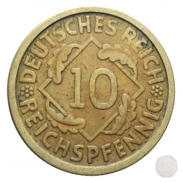 10 REICHSPFENNIG 1924 (Hamburg)