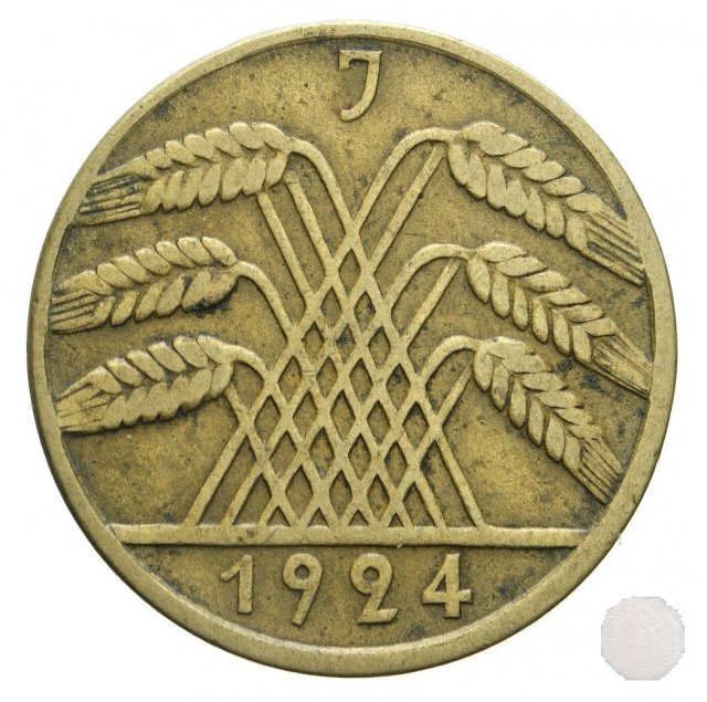 10 REICHSPFENNIG 1924 (Hamburg)