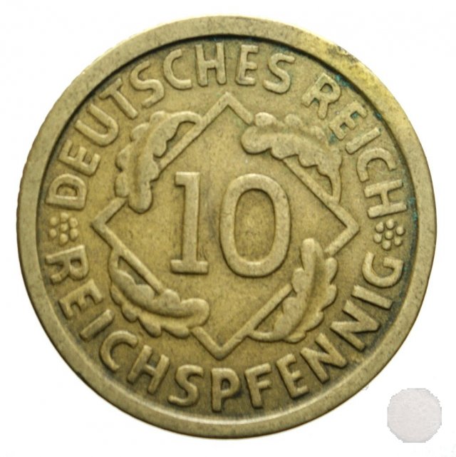 10 REICHSPFENNIG 1925 (Karlsruhe)