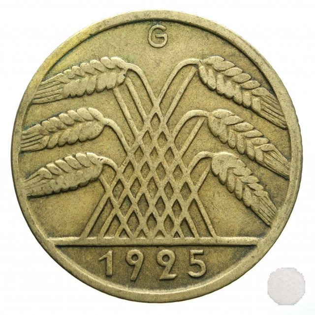 10 REICHSPFENNIG 1925 (Karlsruhe)