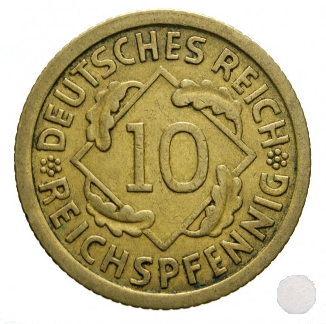 10 REICHSPFENNIG 1935 (Stuttgart)