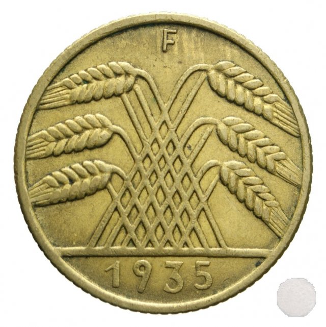 10 REICHSPFENNIG 1935 (Stuttgart)