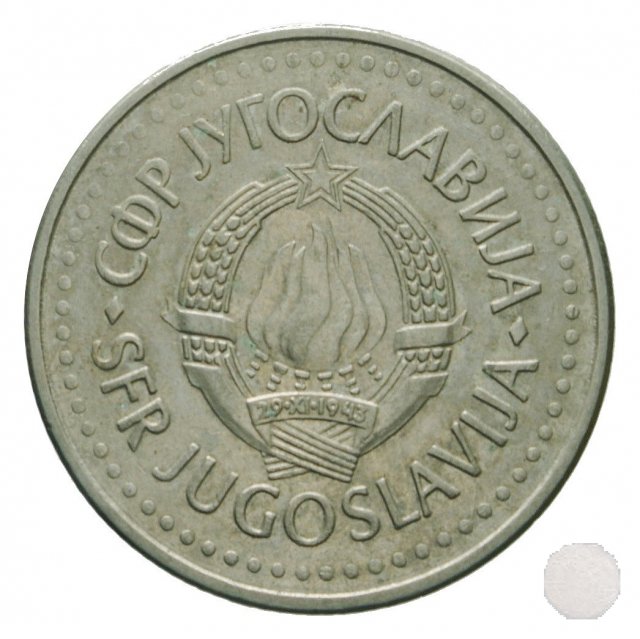 10 dinara III tipo 1986 (Belgrad)