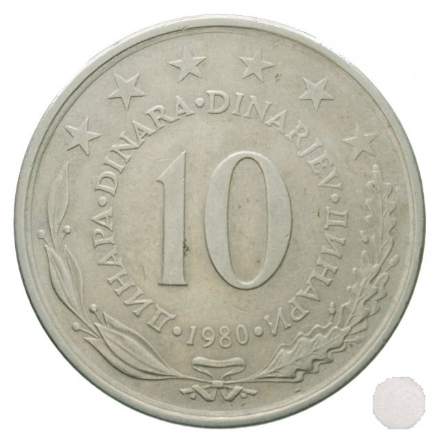 10 dinara I tipo 1980 (Belgrad)