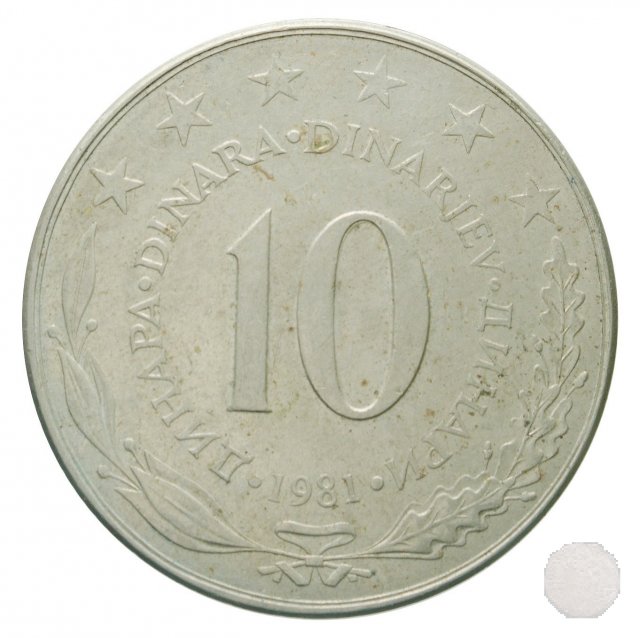 10 dinara I tipo 1981 (Belgrad)