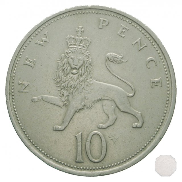 10 new pence 1969 (Londra)