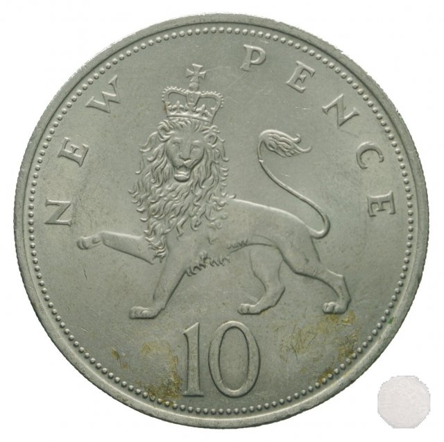 10 new pence 1971 (Londra)