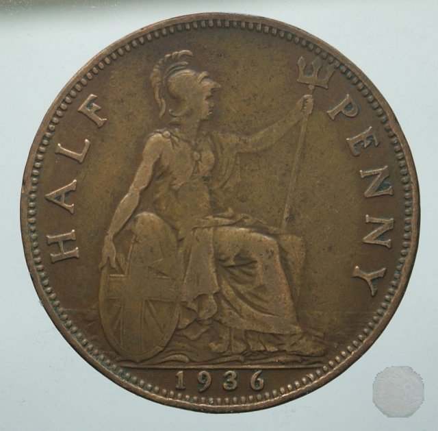 1/2 PENNY III TIPO 1936 (Londra)